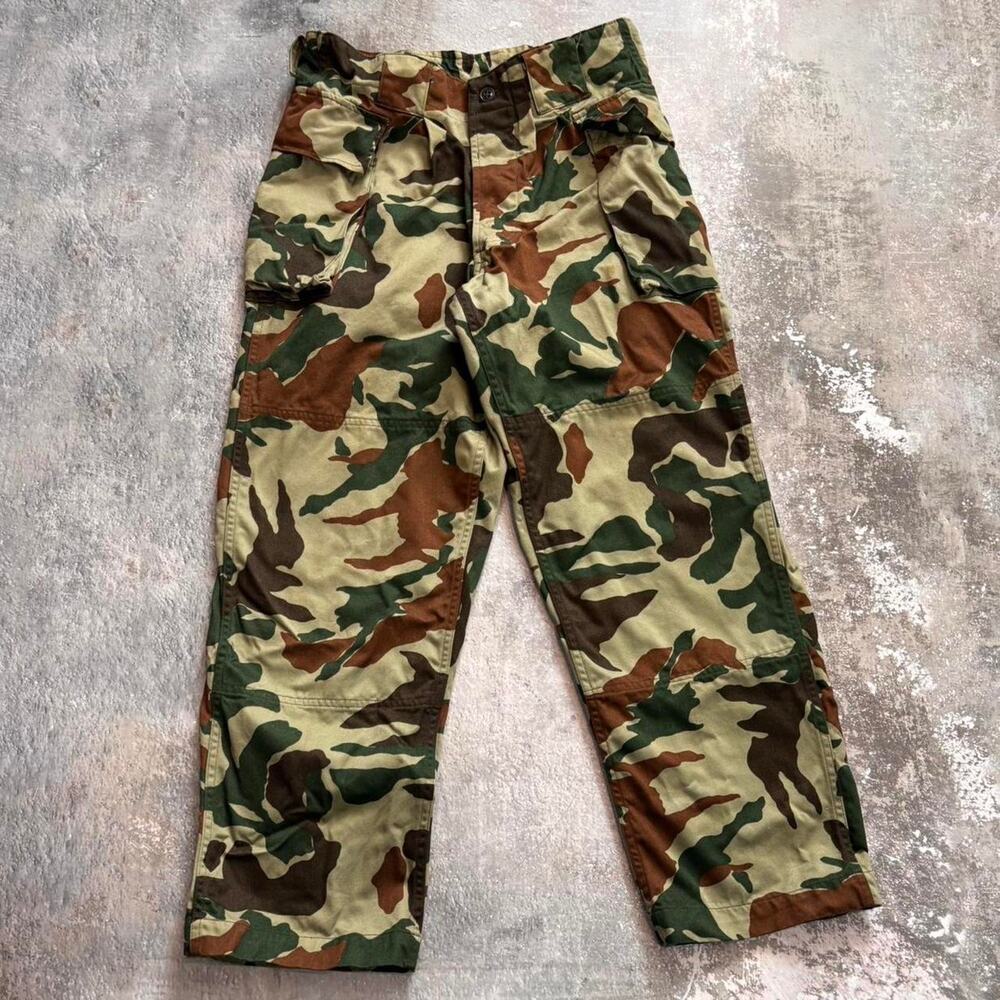 Vintage Japanese Military Cargo Pants! Hokkaido Fang Camo Size 29 x 25